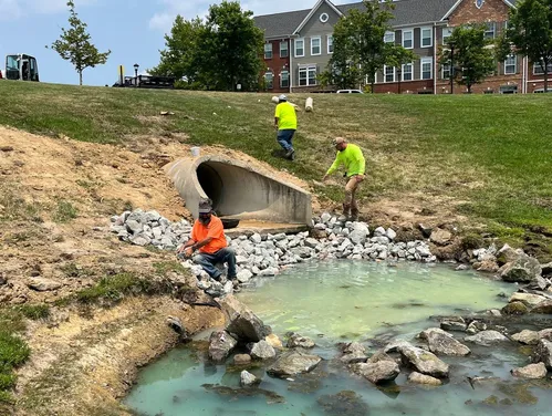 Stormwater pond repair