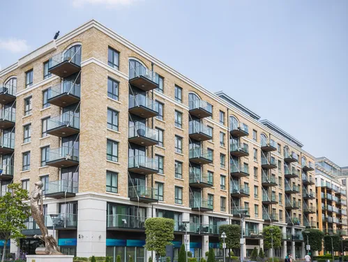 Apartment building exterior