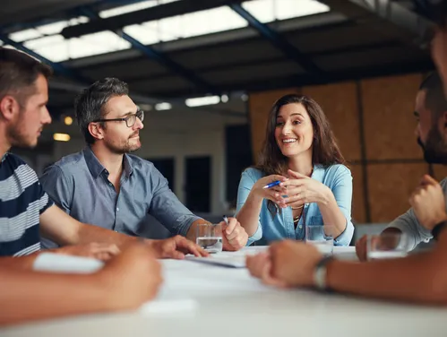 People in a planning meeting