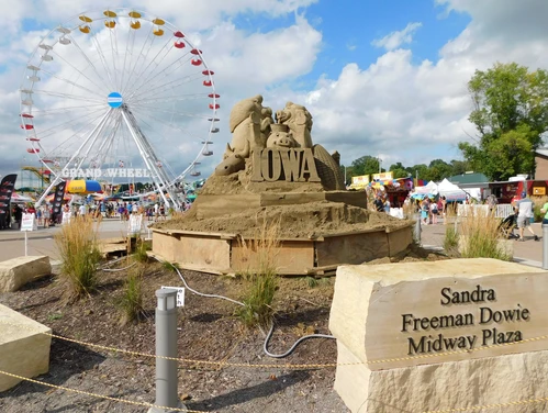 Iowa State Fair midway