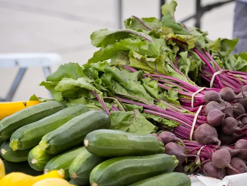 Farmers Market table