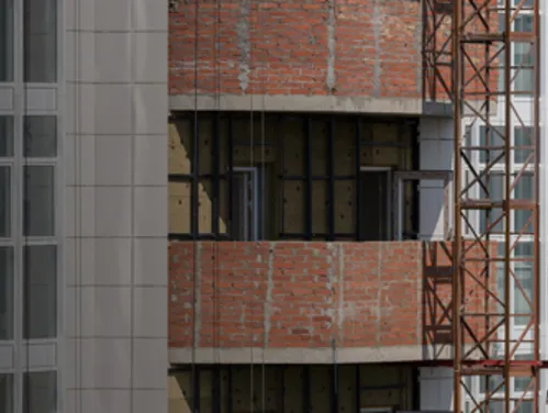 Close up of a building