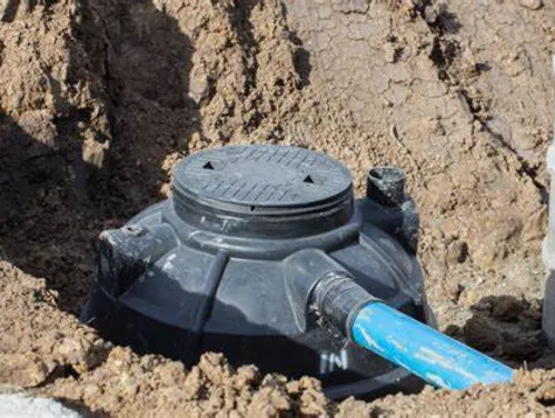 Septic System Installation close up