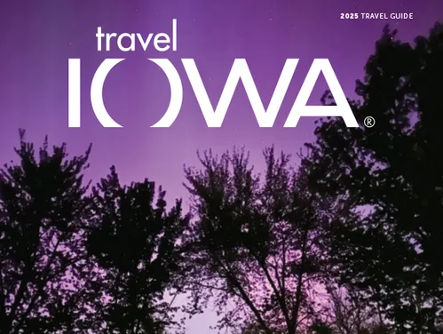 2025 Iowa Travel Guide cover