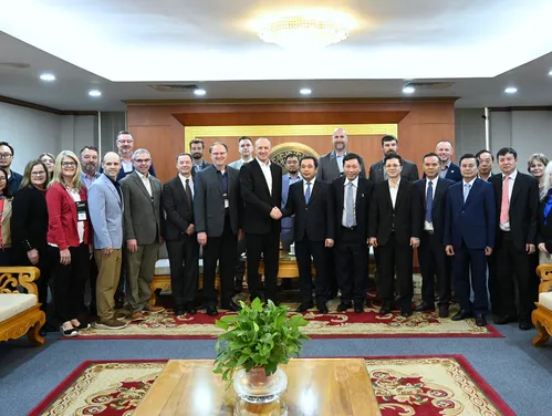 Meeting at Ministry of Agriculture and Environment in Hanoi, Vietnam