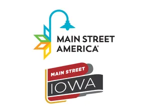 main street america logo and main street iowa logo