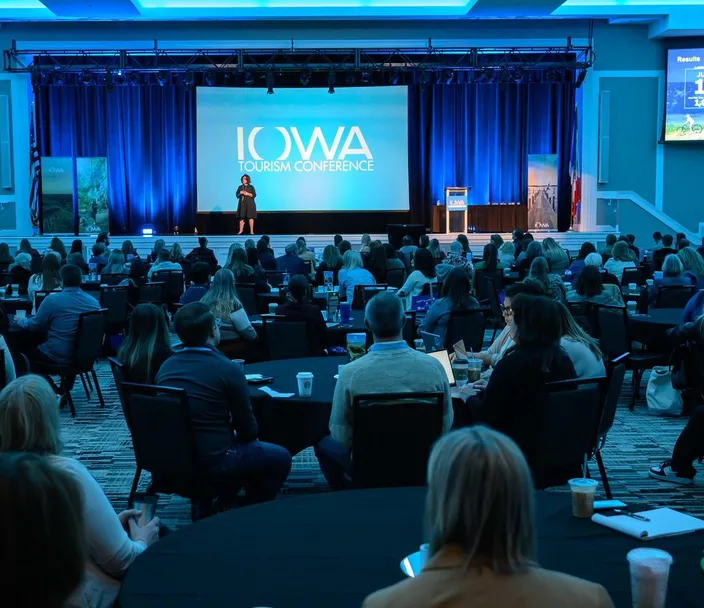 General session at the Iowa Tourism Conference