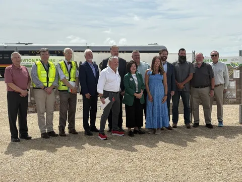 Newton Rail Park Celebrates IEDA Site Certification