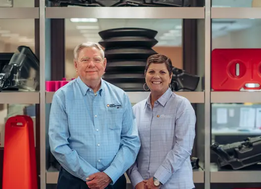 AIP Founder Dick Smith and President Lori Schaefer-Weaton