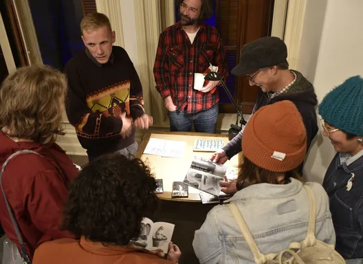 people gathered around a table