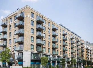 Apartment building exterior