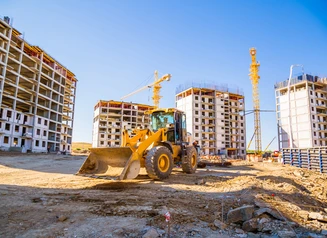 Apartment under construction