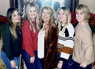 Group photo of stylists from Tangles Salon in Keokuk