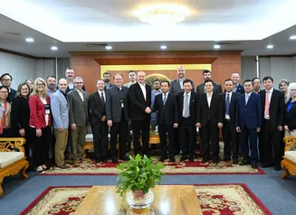 Meeting at Ministry of Agriculture and Environment in Hanoi, Vietnam