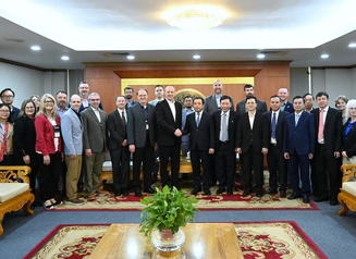 Meeting at Ministry of Agriculture and Environment in Hanoi, Vietnam
