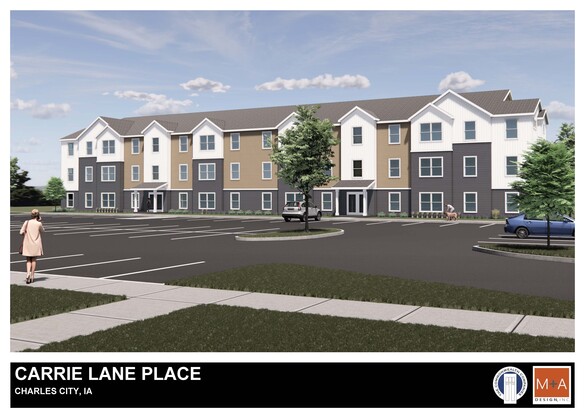 Rendering of Carrie Lane Place Building