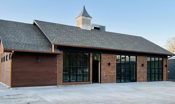 Exterior of the Serving Cafe building
