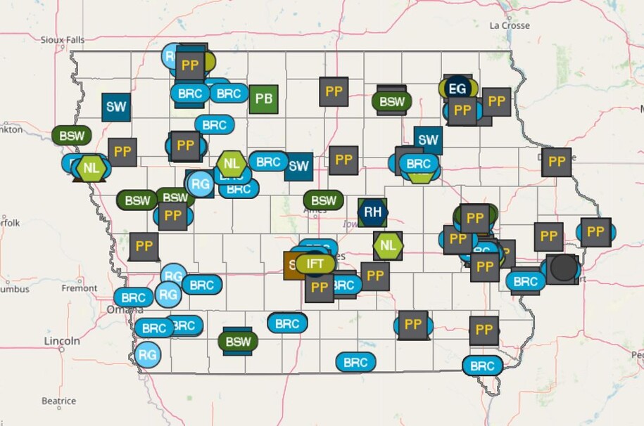 Green Streets interactive map