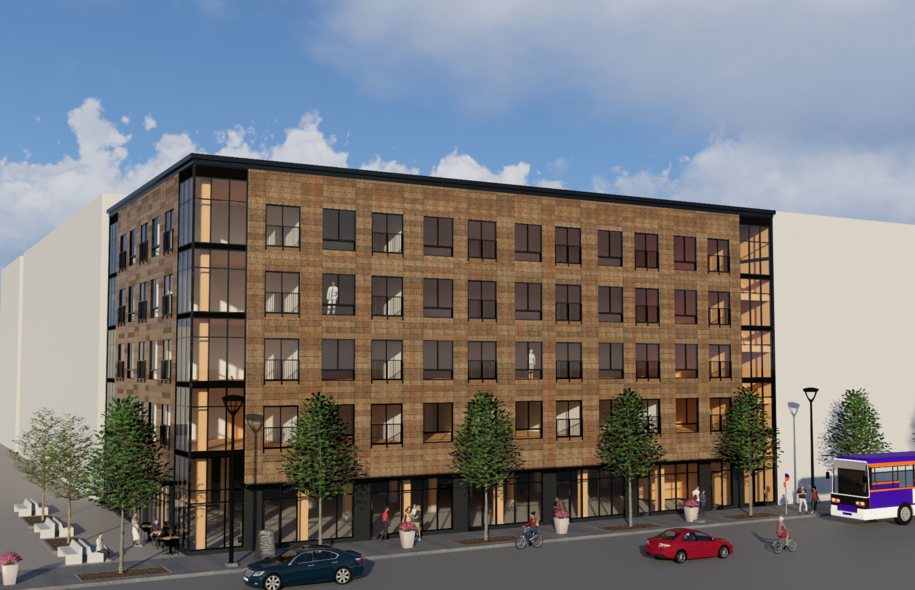 Rendering of the Goldfinch Lofts project