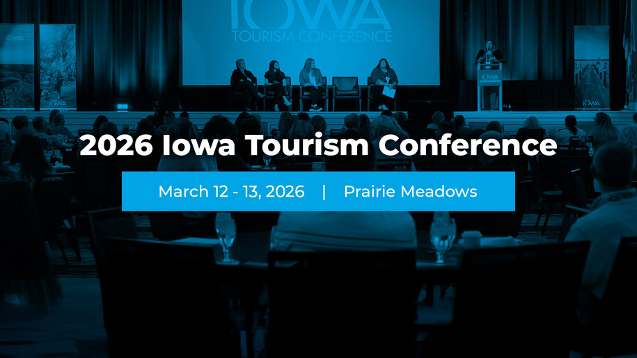 iowa tourism conference promotional banner