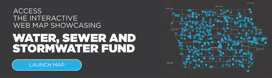 Link to interactive map application for Water, Sewer and Stormwater Fund awards. Link opens in a new window.