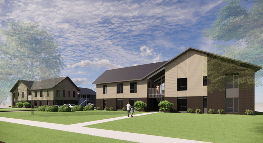Apartment Building Rendering