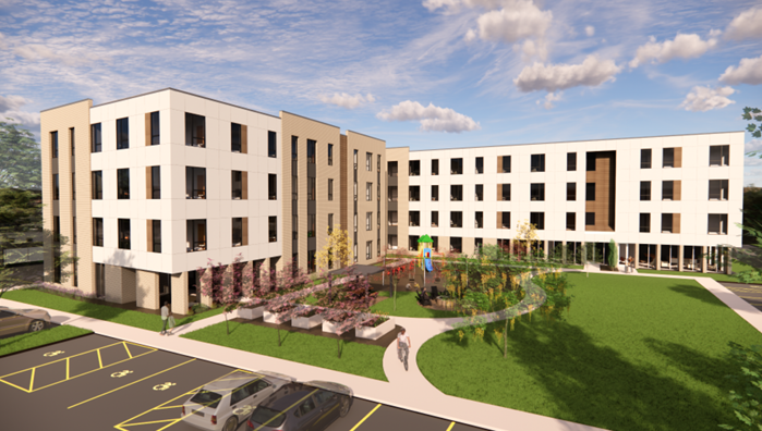 Apartment Building Rendering