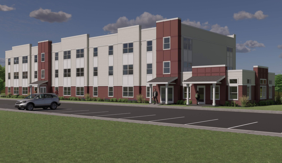 Apartment Building Rendering
