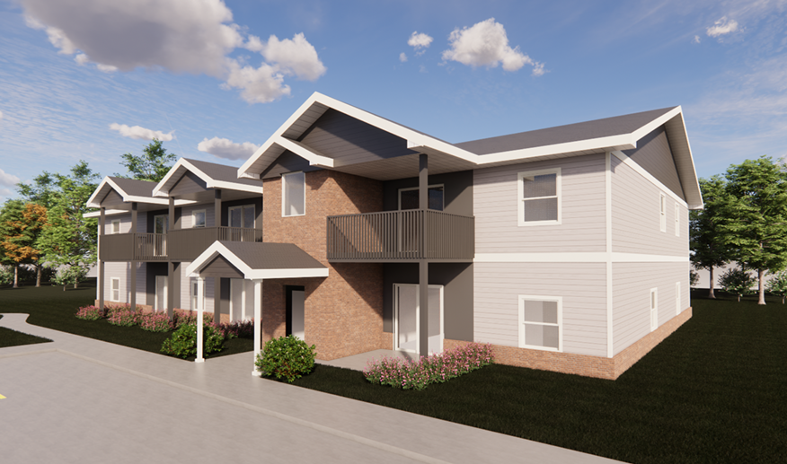 Apartment Building Rendering