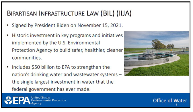 Photo of slide describing BABA